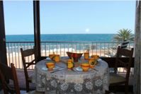 Mallorca Cala Ratjada Apartamento Vista al Mar mit Pool und herrlichem Meerblick in 1. Linie am Meer und der Uferpromenade für 4 Pers. Essbereich