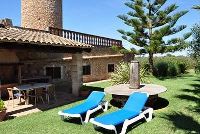 Finca Cas Concos mit Pool, Tennisplatz und Mühlenturm in ruhiger Lage inmitten unberührter Landschaft für bis zu 6 Personen Garten