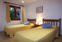 Mallorca Alcudia Alcanada Doppelhaushälfte Can Soler Ref. 0020 mit Pool und Meerblick für 8 Pers. 3. Schlafzimmer
