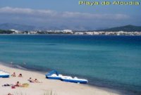 Mallorca Playa de Alcudia Ferienapartment Ref. 0101 direkt am Sandstrand der Bucht von Alcudia in ruhiger Lage für bis zu 6 Pers. Playa de Alcudia
