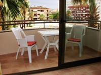 Mallorca Cala Millor Ferienwohnung Cala Millor mit eingeschränktem Meerblick, zentral, ca. 150 m zum langen Sandstrand, zentral, aber dennoch ruhig gelegen, für 2-3 Personen Balkon