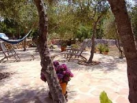 Mallorca Costix Inca Finca Can Pina Finca mit mehreren, verschiedenen Unterkünften und mit großem Pool Casa Groc Terrasse