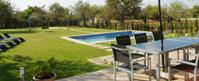 Mallorca Es Raiger Finca dels Horts im mallorquinischen Stil mit Pool, umgeben von Feldern mit Mandelbäumen und Schafherden, für bis zu 10 Personen Garten