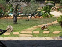 Mallorca Costix Inca Finca Can Pina Finca mit mehreren, verschiedenen Unterkünften und mit großem Pool Wohnung Redonda Garten