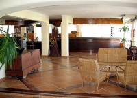Mallorca Apartamentos Playa Ferrera Aparthotel mit Pool nahe dem Cala Ferrera Strand mit 1, 2 oder 3 Schlafzimmern für bis zu 8 Personen, mit Halbpension gegen Aufpreis Rezeption
