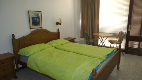 Mallorca Cala Ratjada Apartamento Vista al Mar mit Pool und herrlichem Meerblick in 1. Linie am Meer und der Uferpromenade für 4 Pers. Schlafzimmer